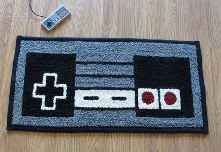 Ковер в форме джойстика от Nintendo