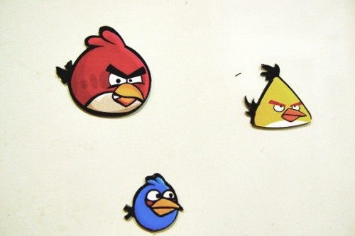 Магниты для холодильника в стиле Angry birds