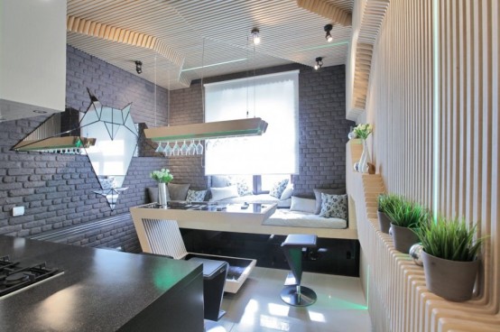 Geometrix Design Studio представляет футуристический дизайн кухни Geometrix Design Studio представляет футуристический дизайн кухни