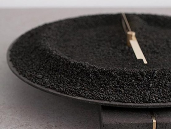 Monti Silvestri Clock: часы из лавы