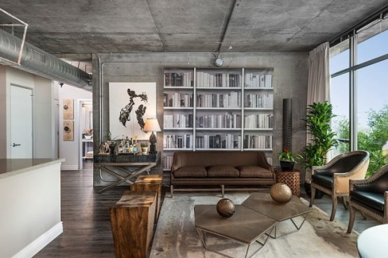 Голливудский лофт от Slesinski Design Group