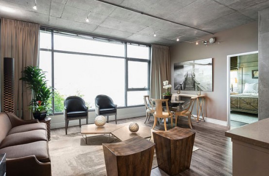 Голливудский лофт от Slesinski Design Group